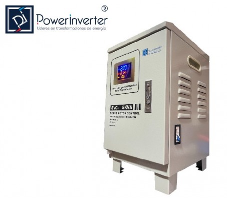 ESTABILIZADOR MONOFÁSICO 220VAC 5000VA SERVO- MOTOR-CONTROL - T